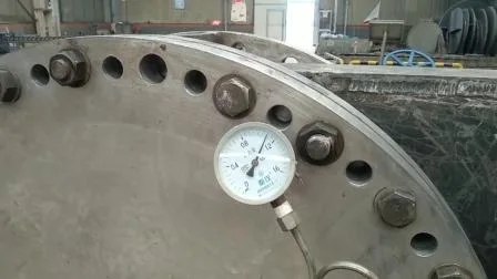 Soupape de grande taille PN10 Wcb Vanne à guillotine pour les usines de traitement des eaux usées
